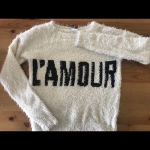 Vanilla Fluffy Sweater